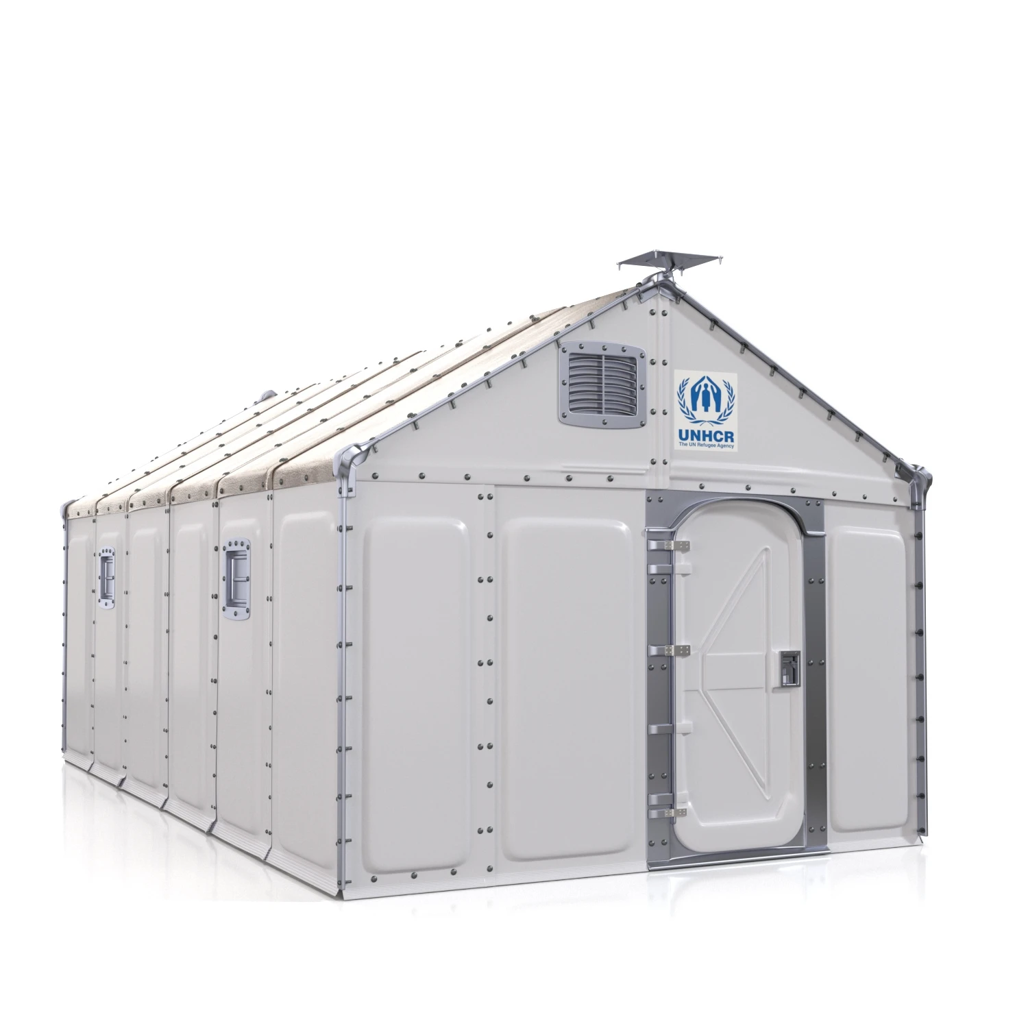 IKEA Better Shelter Temporary Portable Refugee Tent 3D Model_01